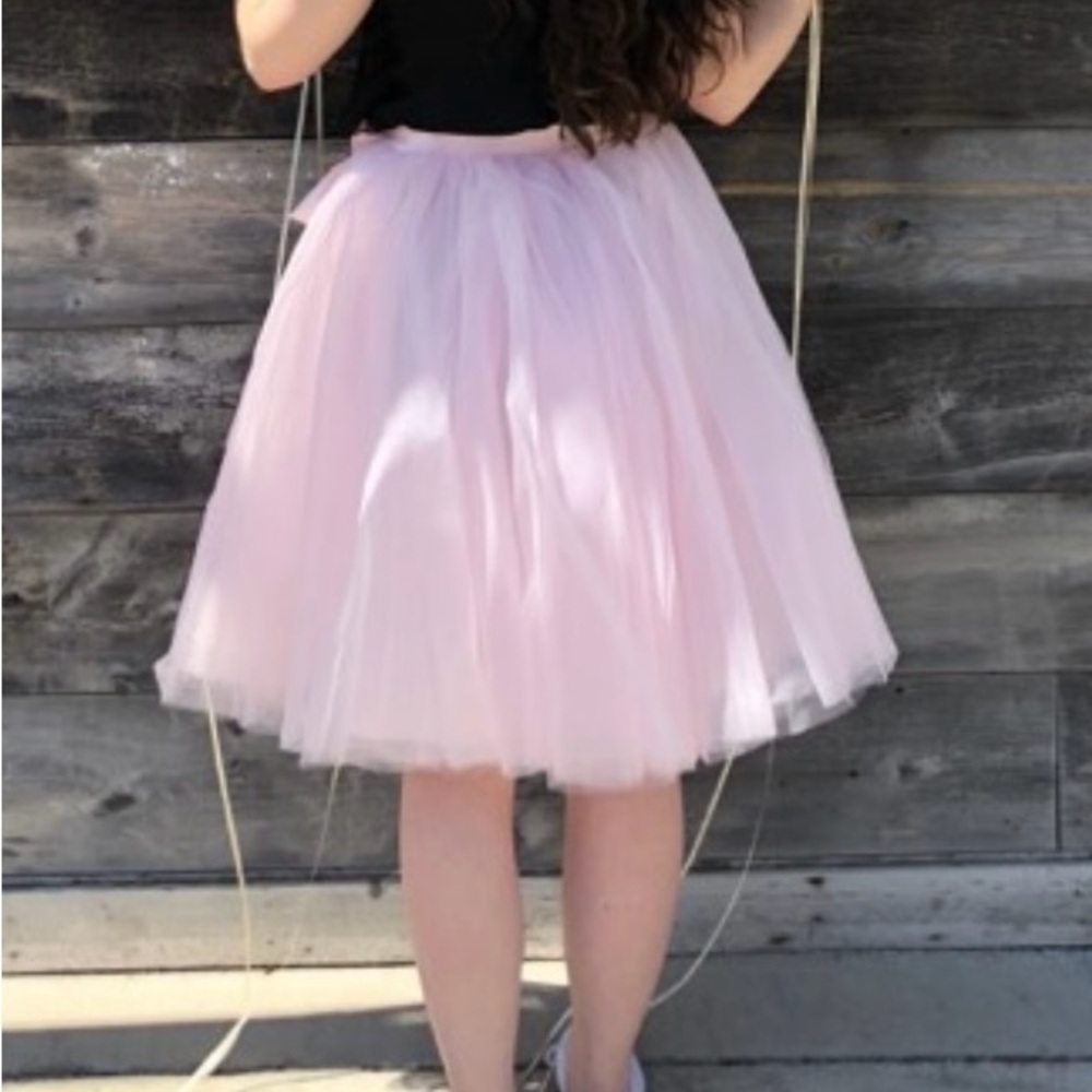 Pink Tulle Skirt